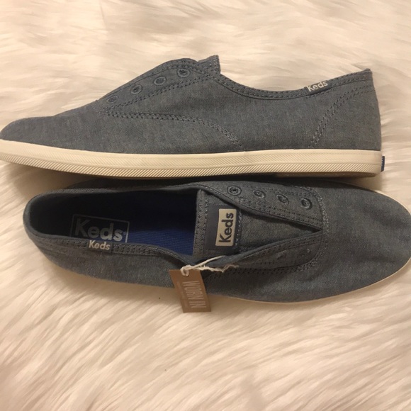 Keds Chambray Slip-Ons - Picture 7 of 8